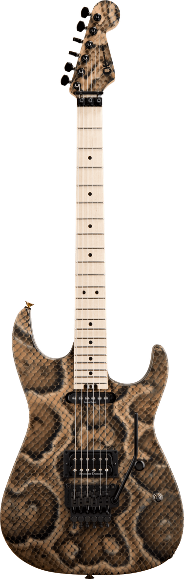 Warren DeMartini USA Signature Snake, Maple Fingerboard, Snakeskin
