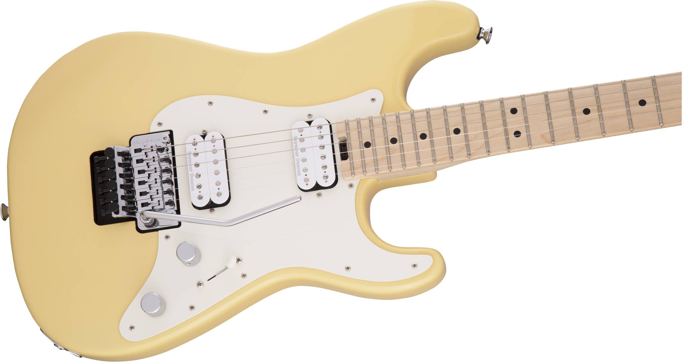 Pro-Mod So-Cal Style 1 HH FR M, Maple Fingerboard, Vintage White