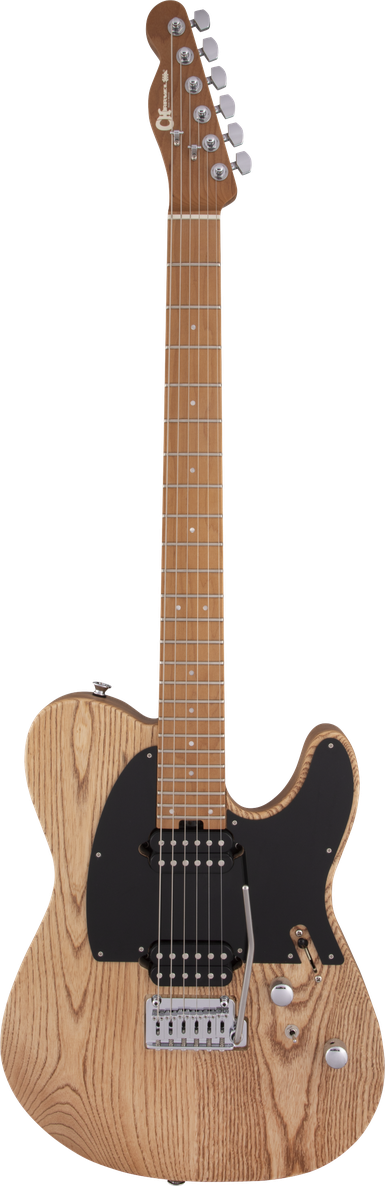 Pro-Mod So-Cal Style 2 24 HH 2PT CM Ash, Caramelized Maple Fingerboard, Natural Ash