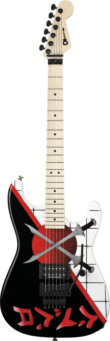 Warren DeMartini USA Signature San Dimas®, Maple Fingerboard, Cross Swords