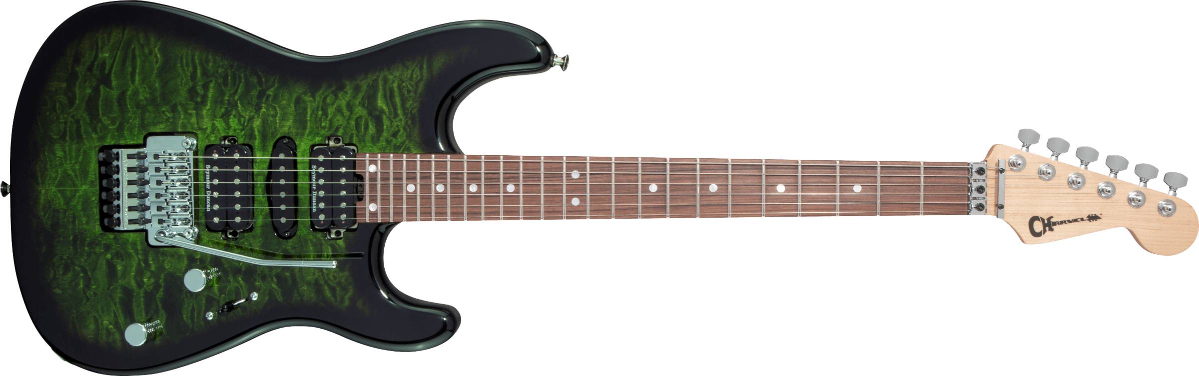 MJ San Dimas® Style 1 HSH FR PF QM, Pau Ferro Fingerboard