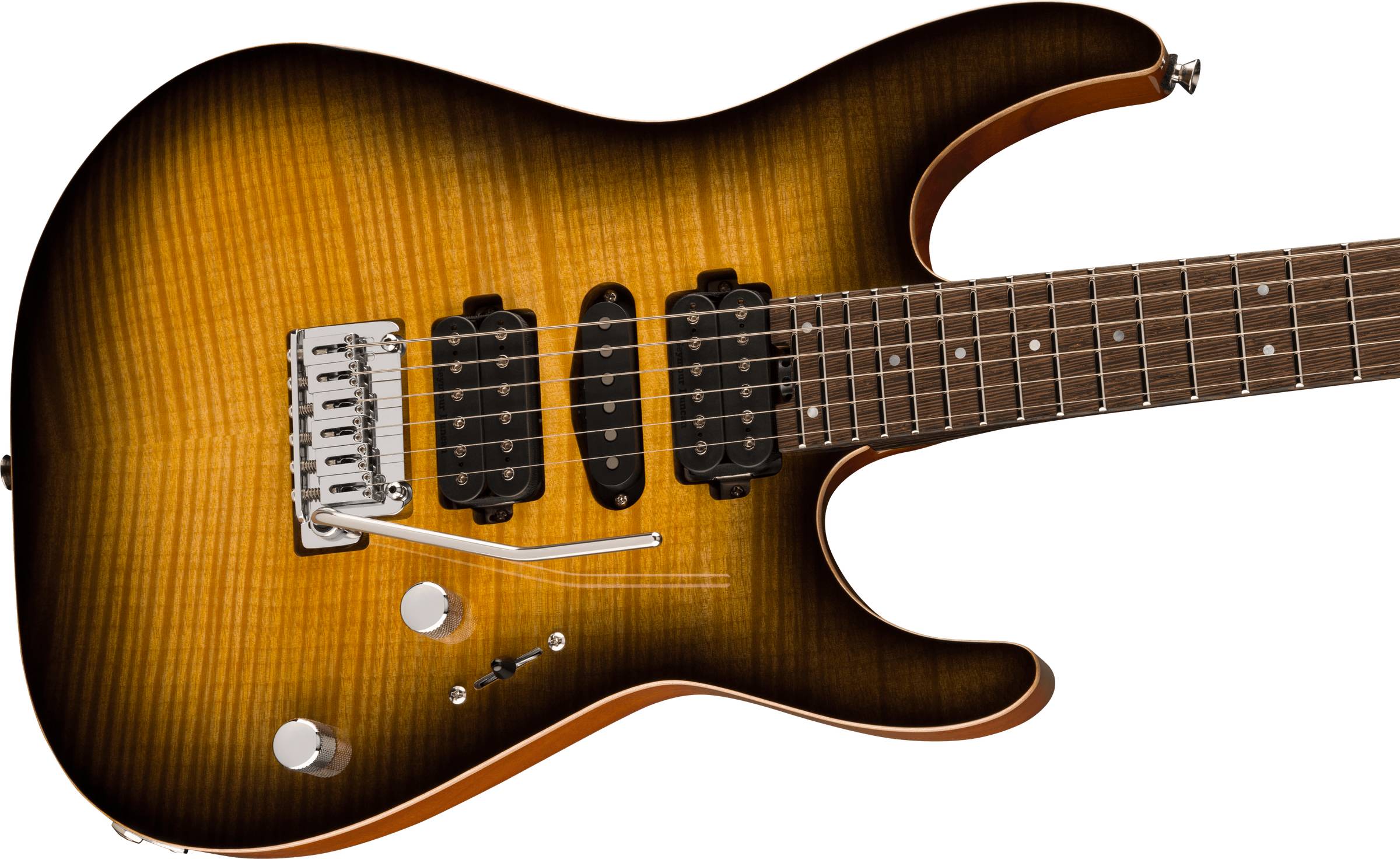 Charvel MJ DK24 HSH 2PT W Mahoganyシャーベル MJ DK24 HSH 2PT W Mahogany with Flame Maple