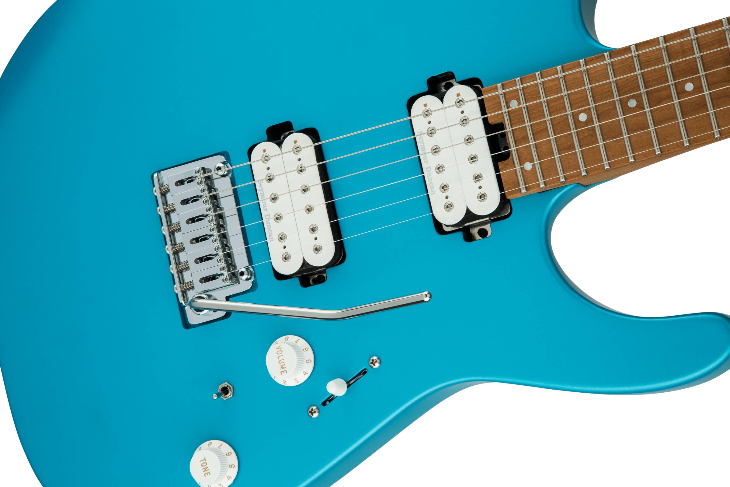 Pro-Mod DK24 HH 2PT CM, Caramelized Maple Fingerboard, Matte Blue