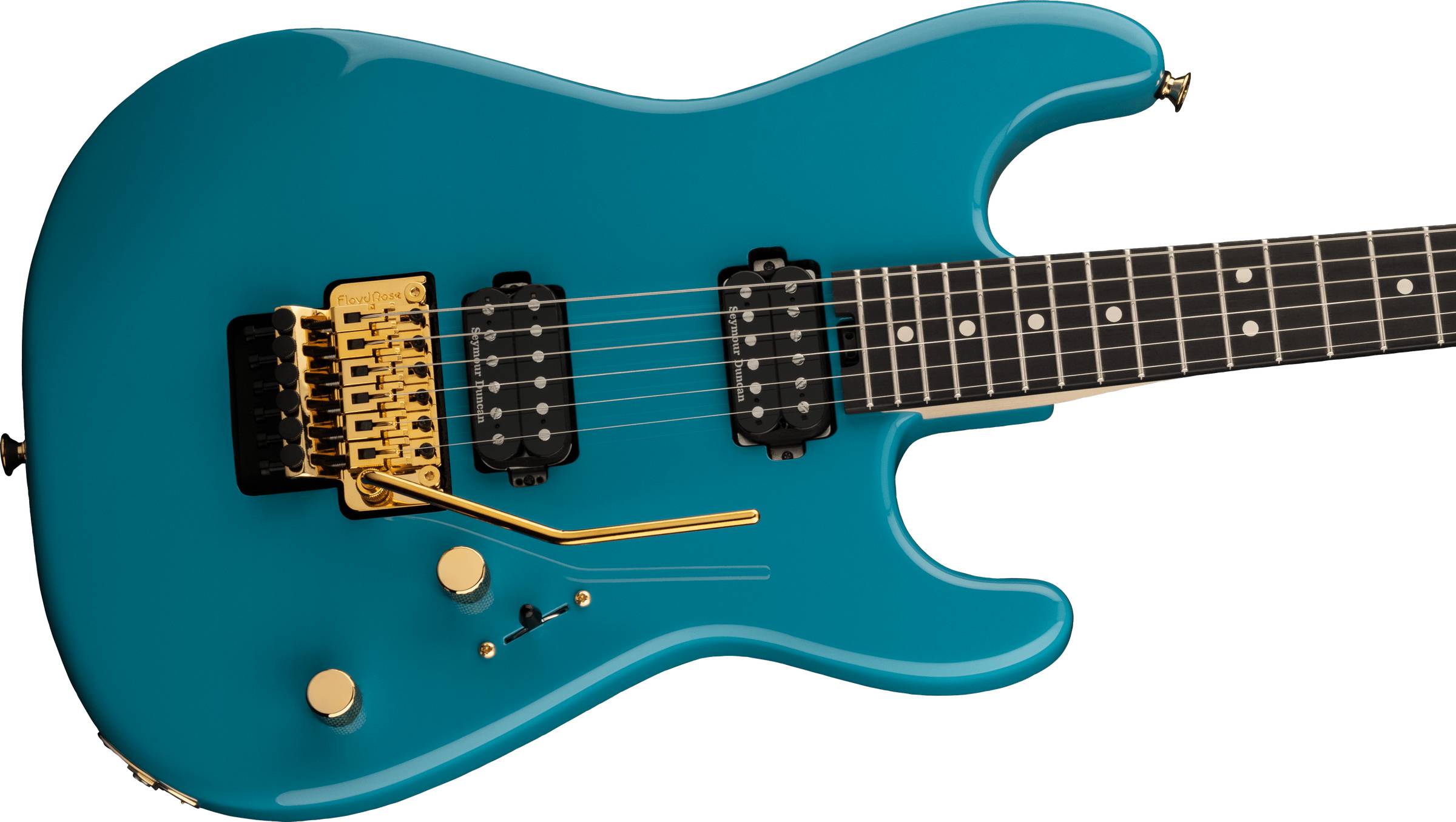 Pro-Mod San Dimas® Style 1 HH FR E, Ebony Fingerboard, Miami Blue
